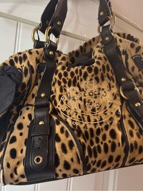 Juicy Couture Leopard Print Tote Bag